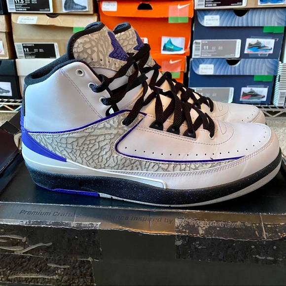 Air Jordan 2 Retro “Concord” - Sz. 10 - Picture 2 of 4